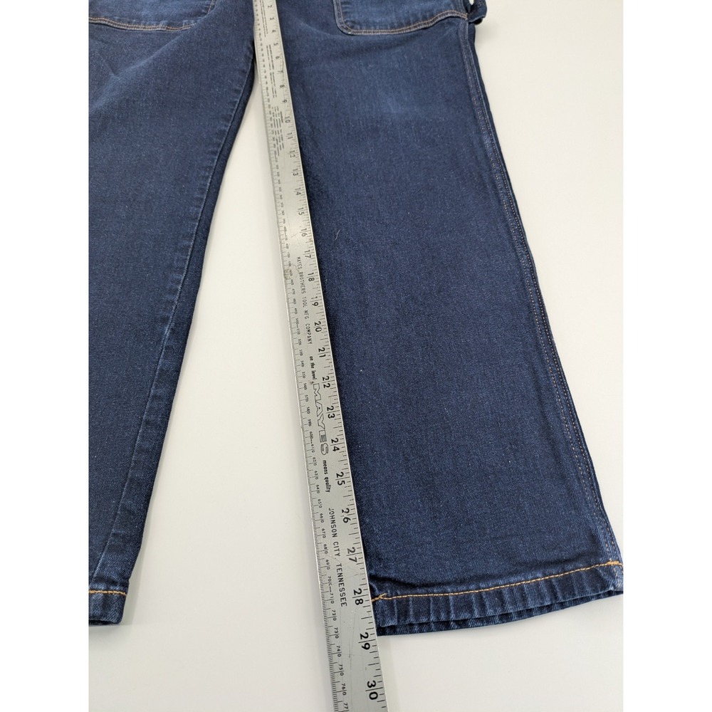 Mutual Weave The Straight Utility Jeans Men's Size 36x30 Dark Wash - Picture 3 of 8